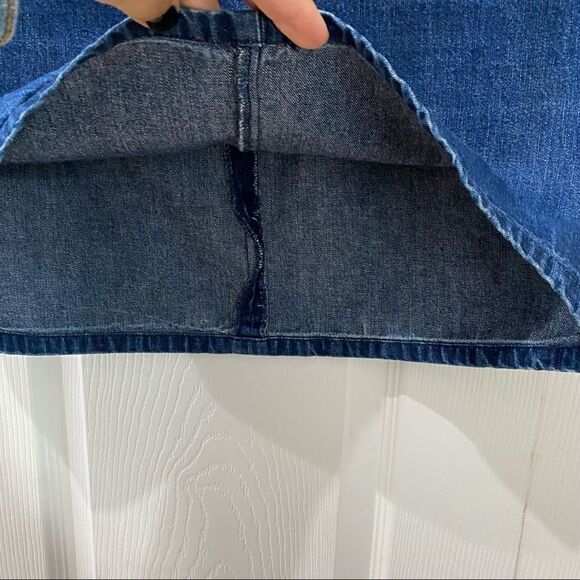 Vintage Old Navy Mini Jean Denim Skirt Y2K 2000s Hipster - Picture 8 of 9